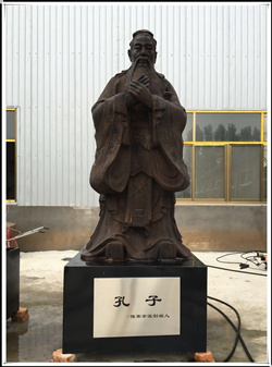 孔子銅雕鑄造