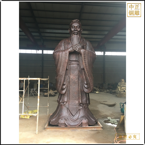 孔夫子像雕塑雕像擺件