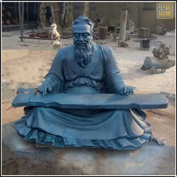孔子撫琴銅雕塑.jpg 孔子撫琴銅雕塑.jpg